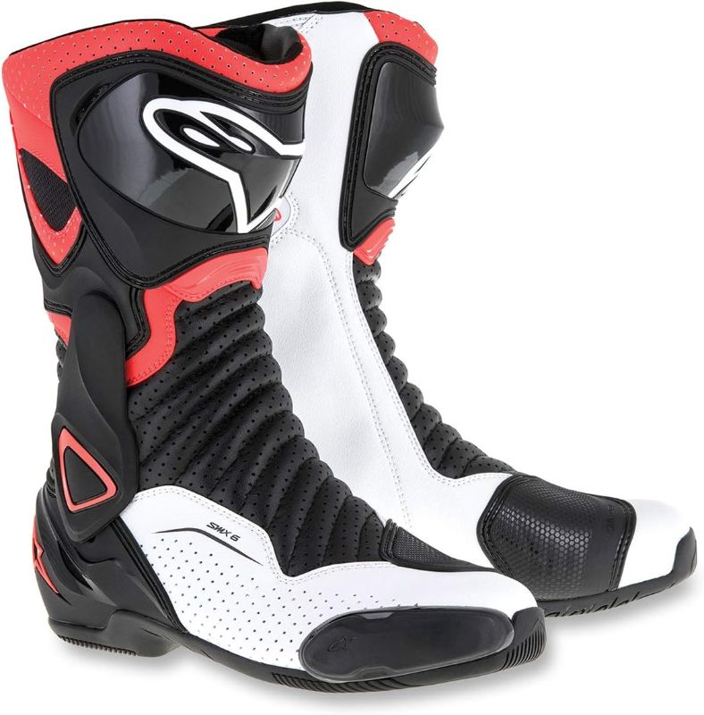 Photo 1 of Alpinestars SMX-6 V2 Vented Street Boots-Black/Red Flo/White-45
