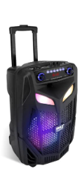 Photo 1 of Pyle Portable Bluetooth PA Speaker System-800W 12” Indoor/Outdoor Bluetooth Speaker Portable PA System-Party Lights 