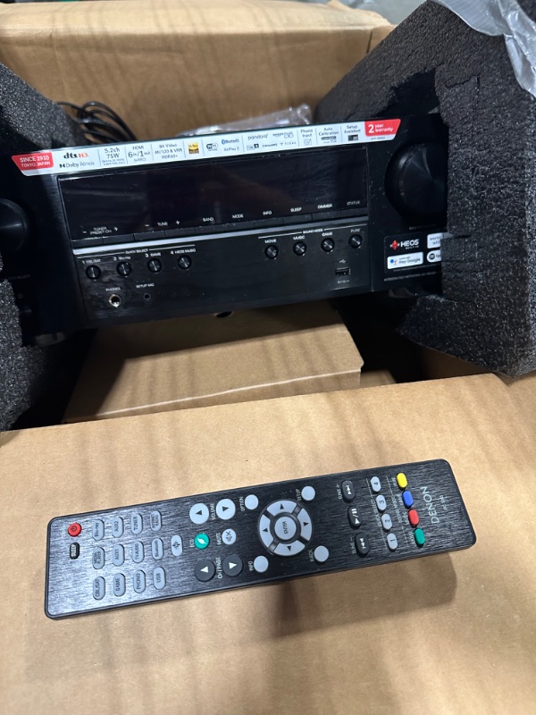 Photo 4 of Denon AVR-S760H 7.2-Channel Home Theater AV Receiver 8K Video Ultra HD 4K/120