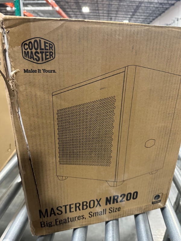 Photo 2 of Cooler Master NR200 SFF Small Form Factor Mini-ITX Case, Vented Panels, Triple-slot GPU, Tool-Free, 1x 120mm Fan, 1x 92mm, 360 Degree Accessibility (MCB-NR200-KNNN-S00)