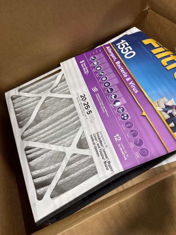 Photo 3 of 3M Filtrete Ultra Allergen Healthy Living Deep Pleat Furnace Filter