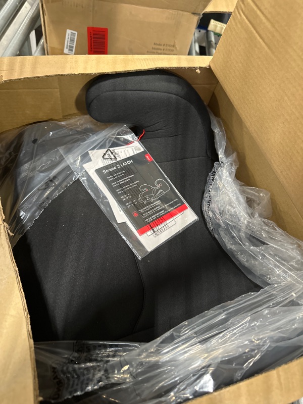 Photo 3 of Diono Solana 2 XL 2022, Dual Latch Connectors, Lightweight Backless Belt-Positioning Booster Car Seat, 8 Years 1 Booster Seat, Black NEW! LATCH Connect Single Black