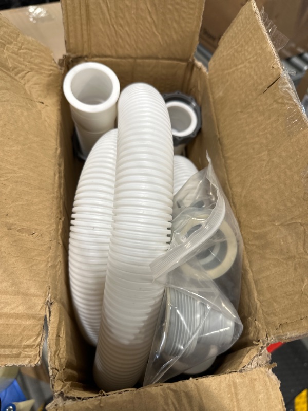Photo 1 of 3 Pack Pool Hoses for Above Ground Pools 59"x1.5" With 3 Type B Hose Adapters - Pool Pump Hose Accessories - Above Ground Pool Hose Replacement - Pool Pump Hoses for Above Ground Pools