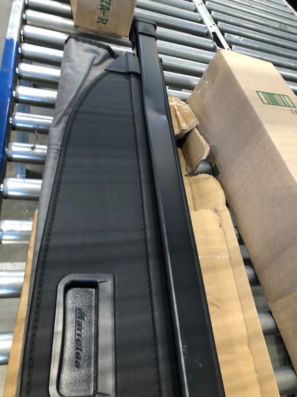Photo 1 of Marretoo for Hyundai Santa Fe Cargo Cover 2019 2020 2021 2022 2023 for Hyundai Santa Fe Accessories Black Retractable Trunk Cover Security Shield Shade For Santa FE 2021 2022 A