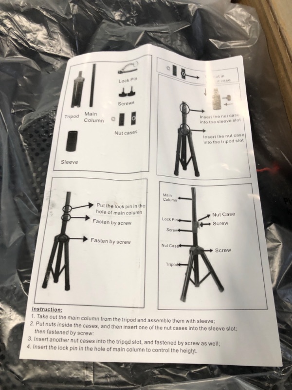 Photo 2 of PBX-800TWS 8-Inch Bluetooth Stereo PA System Comes with 2X 8 Speakers and 2X Stands, 2X Microphones, and a Remote Control