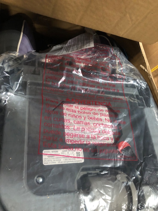 Photo 1 of Graco Affix Highback Booster Seat with Latch System, Atomic Atomic One Size (Pack of 1)