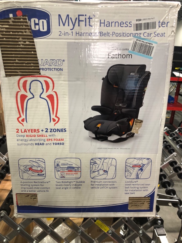 Photo 2 of Chicco MyFit Harness + Booster Car Seat, Fathom