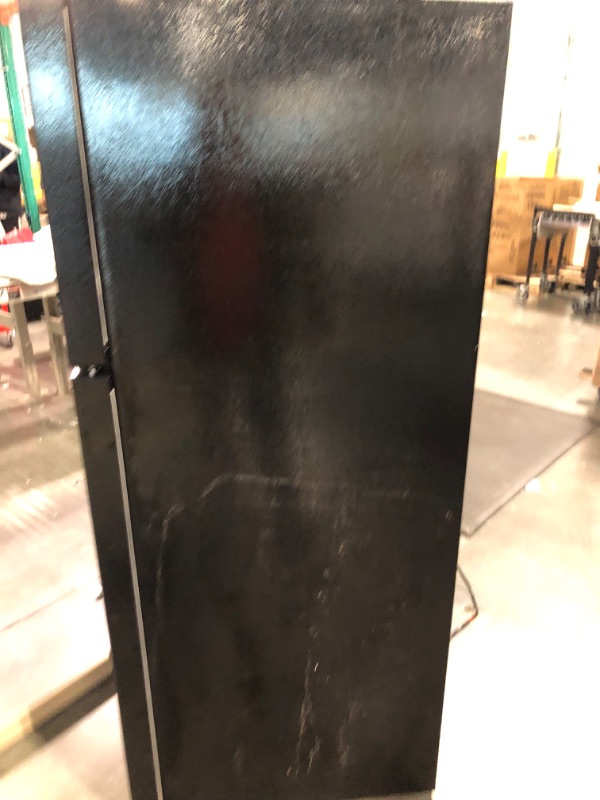 Photo 1 of Frigidaire Garage-Ready 18.3-cu ft Top-Freezer Refrigerator (Black
