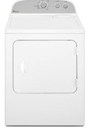 Photo 1 of Whirlpool 7-cu ft Electric Dryer (White)