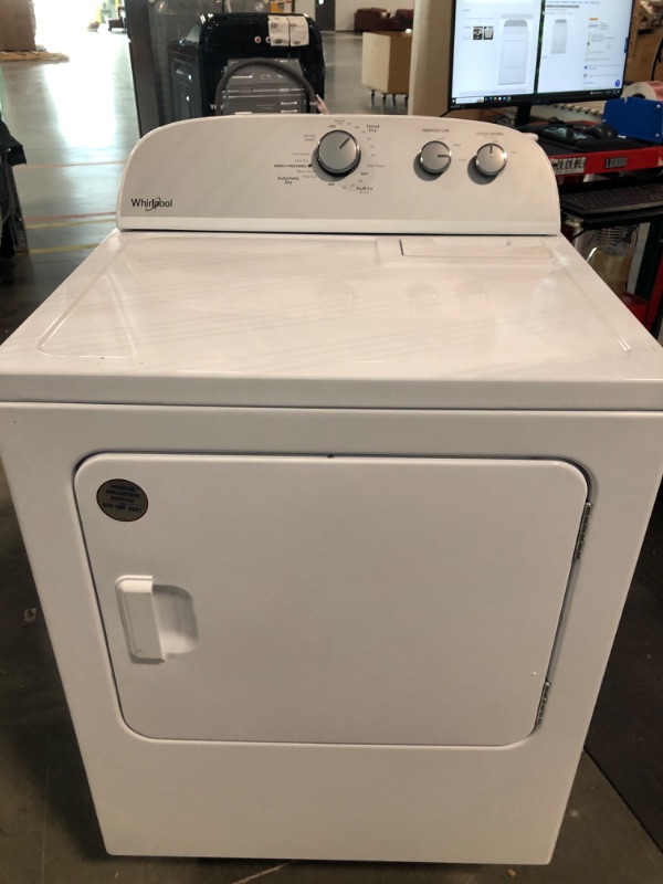 Photo 4 of Whirlpool 7-cu ft Electric Dryer (White)