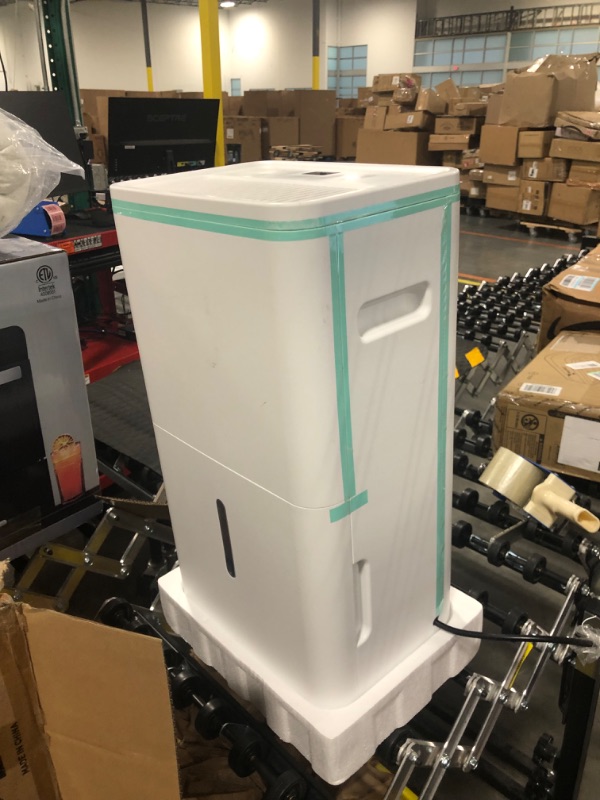 Photo 3 of 4500 Sq. Ft 50 Pint Dehumidifier for Basement, COLAZE Dehumidifiers with Drain Hose for Home Bedroom Bathroom Large Room, Auto Defrost & Full Water Alarm & 24H Timer with 1.59 Gallon Water Tank (4500 sqft)