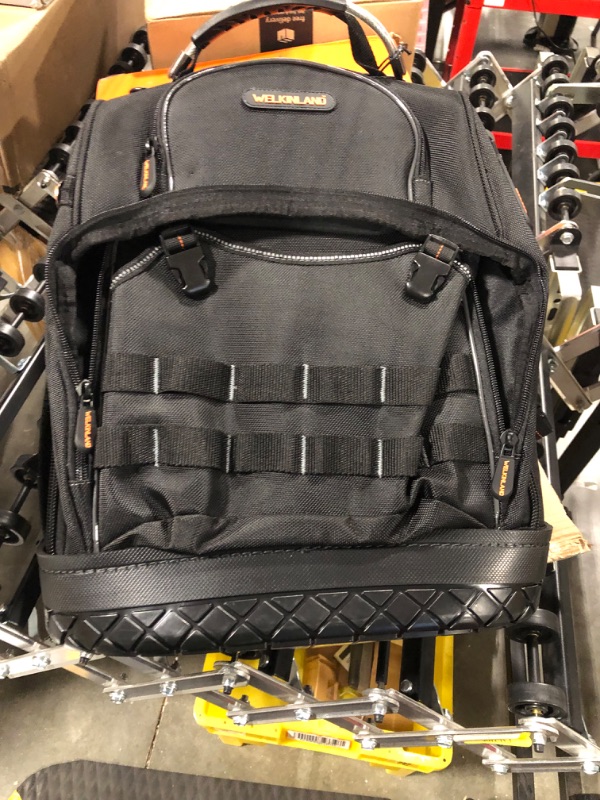 Photo 1 of 77-Pockets Tool backpack, Tool backpack for men, HVAC tool bag backpack, Electricians backpack tool bag, Large electrician backpack, Tool backpack for electricians, Tool backpack for construction