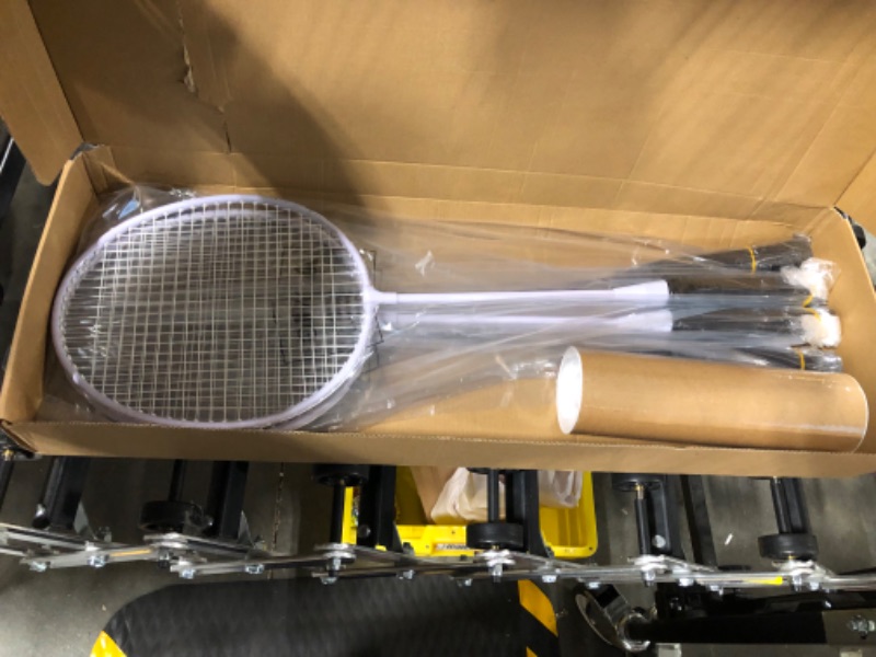 Photo 1 of AboveGenius Badminton Rackets Set of 6 for Outdoor Backyard Games, Including 6 Rackets, 6 Nylon Badminton Shuttlecocks, Lightweight Badminton Racquets for Beginners
