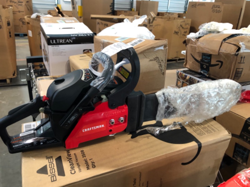 Photo 2 of CRAFTSMAN Gas Powered Chainsaw, 16-inch, 42cc, 2-Cycle (S165) 42cc - 16" (2020 Model) Chainsaw