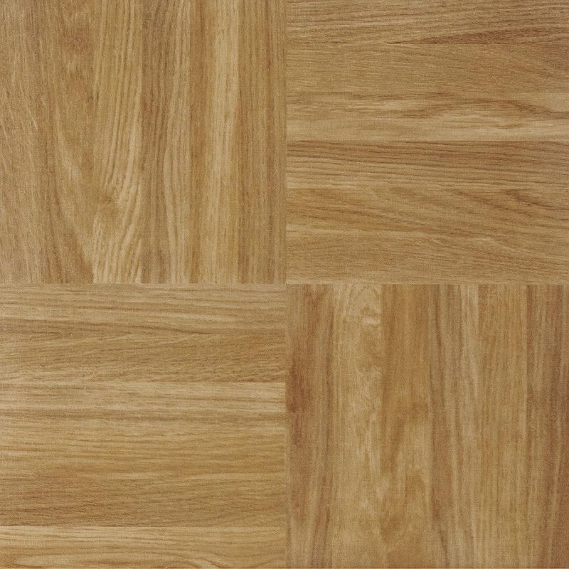 Photo 1 of 
Nexus Self Adhesive 12-Inch Vinyl Floor Tiles, 20 Tiles - 12" x 12", Oak Parquet Pattern - Peel & Stick, DIY Flooring for Kitchen, Dining Room