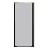 Photo 1 of 36 in. x 80 in. LuminAire Bronze Single Universal Aluminum Gliding Retractable Screen Door