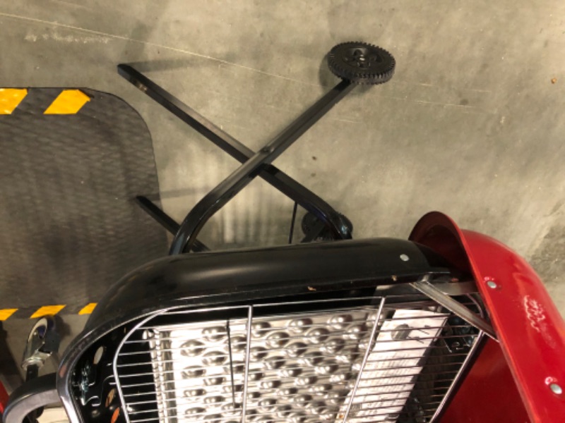 Photo 1 of Americana Walk-A-Bout Portable Red Charcoal Grill