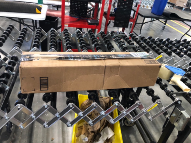 Photo 1 of Folding Shelf Brackets 2 Pack,Heavy Duty Triangle Shelf Bracket for Bench Table,Wall Mounted Standing Shelf Brackets for Saving Place,Multi Size, Max Load 100lb (8", White) 8 Inch White