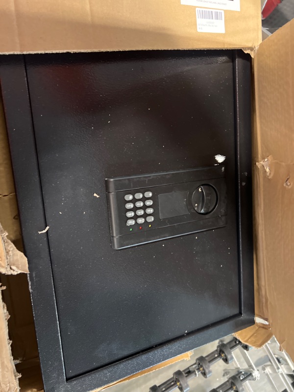 Photo 2 of 25.6" Tall Fireproof Wall Safes Between the Studs 16" Centers, Hidden Wall Safe with 2 Removable Shelf & Hidden Tray, Heavy Duty Wall Mount Safe for Firearms, Money, Jewelry, Passport 25.6 " Tall