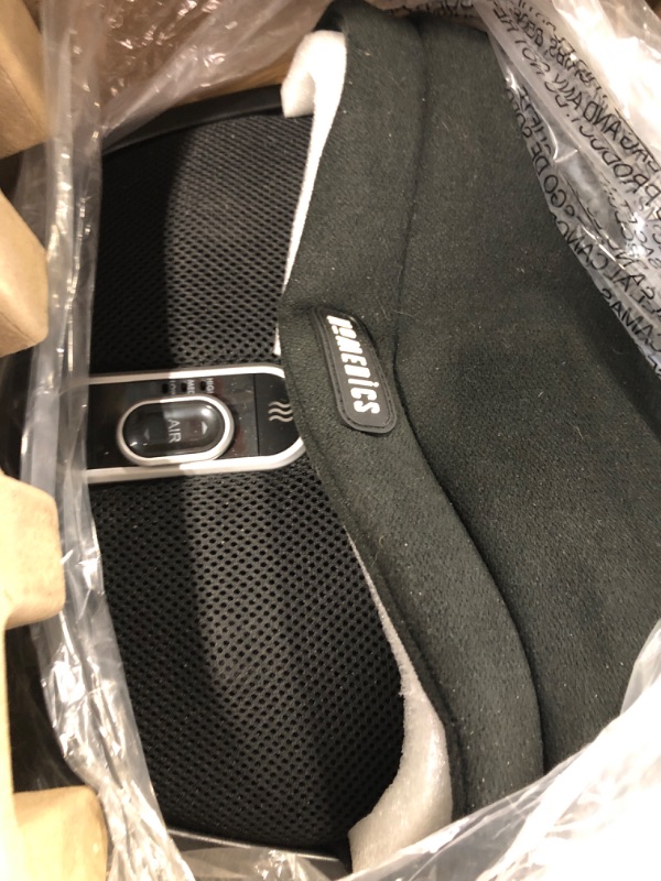 Photo 1 of Homedics Shiatsu Air Max Foot Massager with Heat Padded Two Massage Styles Adjustable Intensity, Black, 1 Count