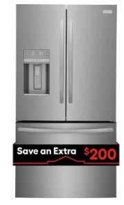 Photo 1 of Frigidaire 27.8-cu ft French Door Refrigerator with Ice Maker (Fingerprint Resistant Stainless Steel) ENERGY STAR