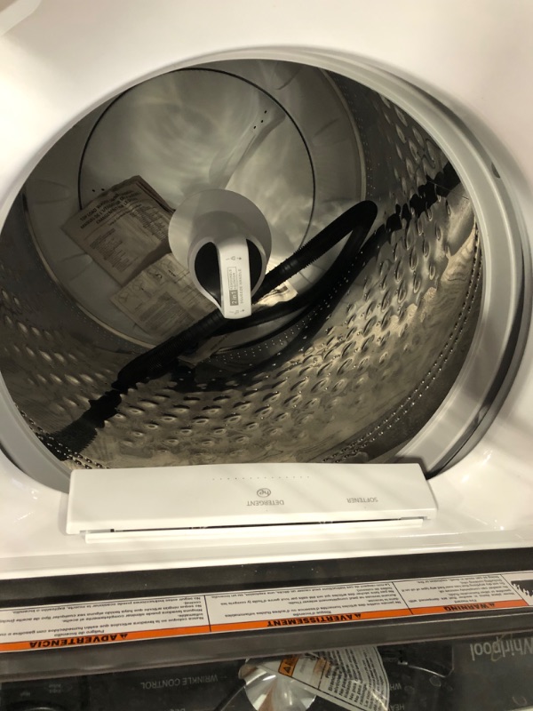 Photo 6 of Whirlpool 5.2-cu ft High Efficiency Impeller and Agitator Top-Load Washer (White) ENERGY STAR