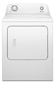 Photo 1 of Amana 6.5-cu ft Electric Dryer (White)