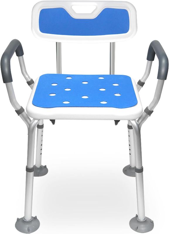 Photo 1 of 
Shower Chair with Arms Heavy Duty Bath Chair 