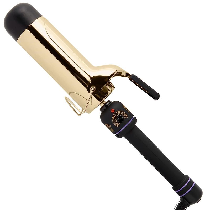 Photo 1 of  HOT TOOLS Pro Artist 24K Gold Jumbo Curling Iron | Long Lasting, Defined Curls (2 in)
