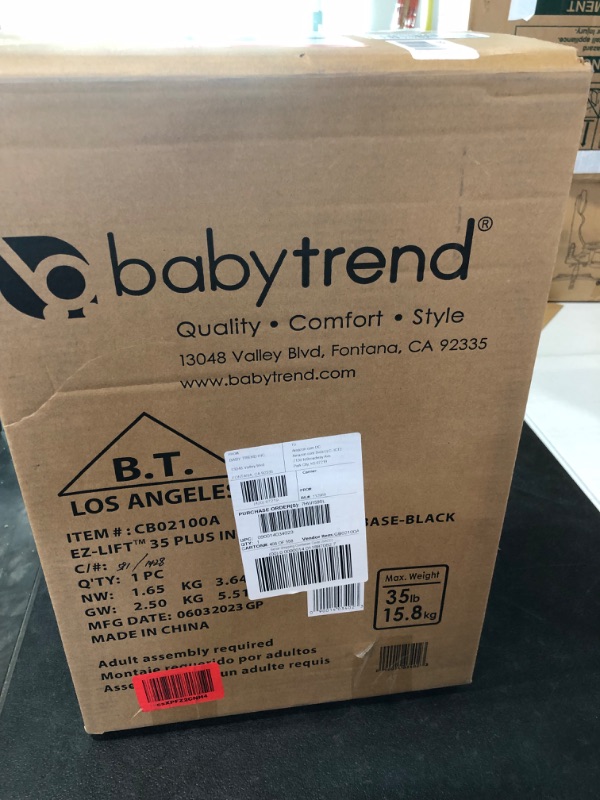 Photo 2 of Baby Trend EZ-Lift™ 35 Plus Infant Car Seat Base