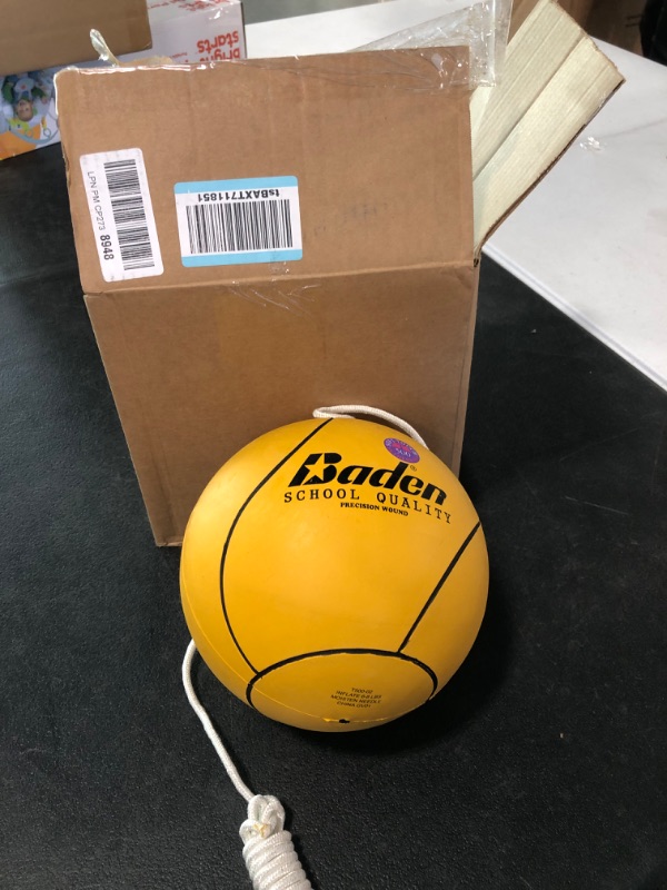 Photo 1 of Baden School Quality Tetherball Set - Soft-Touch Tetherball Ball and Rope Tetherball with Rope