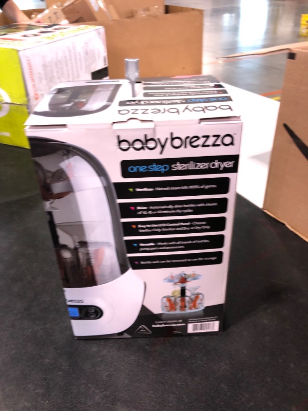 Photo 2 of Baby Brezza Baby Bottle Sterilizer and Dryer Machine – Electric Steam Sterilization - Universal Fit - Pacifiers, Glass, Plastic, and Newborn Feeding Bottles