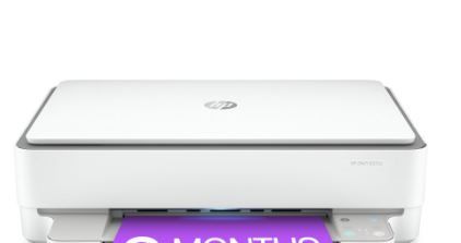 Photo 1 of HP ENVY 6055e Wireless Color Inkjet Printer, Print, scan, copy, Easy setup, Mobile printing, Best for home, Instant Ink with HP+,white New