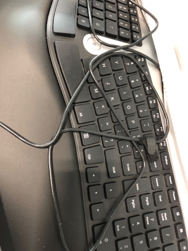 Photo 1 of Nulea Ergonomic Keyboard, Wired Split Keyboard with Pillowed Wrist and Palm Support, Featuring Dual USB Ports, Natural Typing Keyboard for Carpal Tunnel, Compatible with Windows/Mac