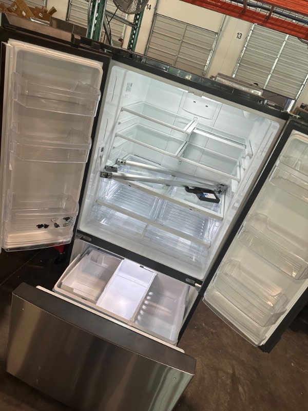 Photo 2 of GE 27-cu ft French Door Refrigerator with Ice Maker (Fingerprint-resistant Stainless Steel) ENERGY STAR