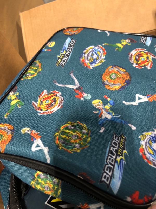 Photo 4 of Beyblade Burst Spinner Tops Backpack Lunch Bag 