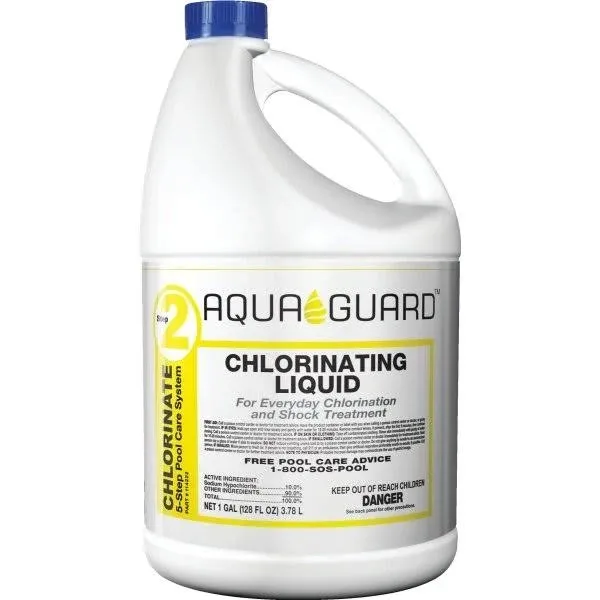 Photo 1 of AQUAGUARD 26488848431 1 Gal. Chlorinating Liquid Chlorinating