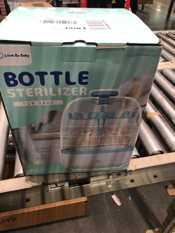 Photo 1 of Bottle Sterilizer, Little Bo Baby Bottle Electric Steam Sterilizer, Steam Sterilization for Baby Bottles, Highest Capacity, Any Brand Universal Fit