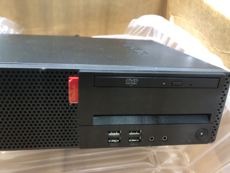Photo 1 of Lenovo ThinkCentre M910s 10MK000BUS Desktop - Intel Core i7 (7th Gen) i7-7700 3.60 GHz - 8 GB DDR4 SDRAM - 256 GB SSD - Windows 10 Pro - Small Form Factor (Renewed) i7-7700-8GB-256GB