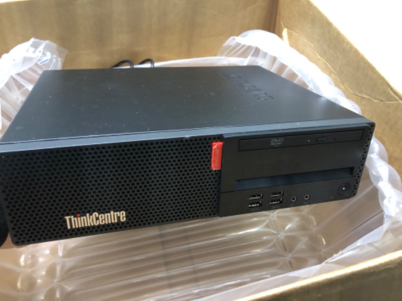 Photo 1 of Lenovo ThinkCentre M910s 10MK000BUS Desktop - Intel Core i7 (7th Gen) i7-7700 3.60 GHz - 8 GB DDR4 SDRAM - 256 GB SSD - Windows 10 Pro - Small Form Factor (Renewed) i7-7700-8GB-256GB