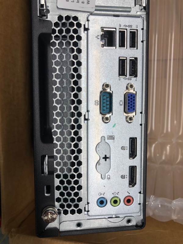 Photo 1 of Lenovo ThinkCentre M910s 10MK000BUS Desktop - Intel Core i7 (7th Gen) i7-7700 3.60 GHz - 8 GB DDR4 SDRAM - 256 GB SSD - Windows 10 Pro - Small Form Factor (Renewed) i7-7700-8GB-256GB