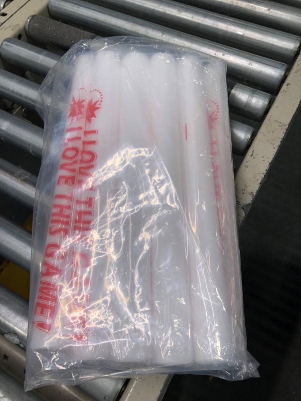 Photo 1 of Toismie Glow Sticks Bulk, 10 Pcs Glow in The Dark Party Supplies with 3 Flashing Modes, LED Foam Sticks for Halloween, Weddings, Raves, Concerts and Birthday Parties.