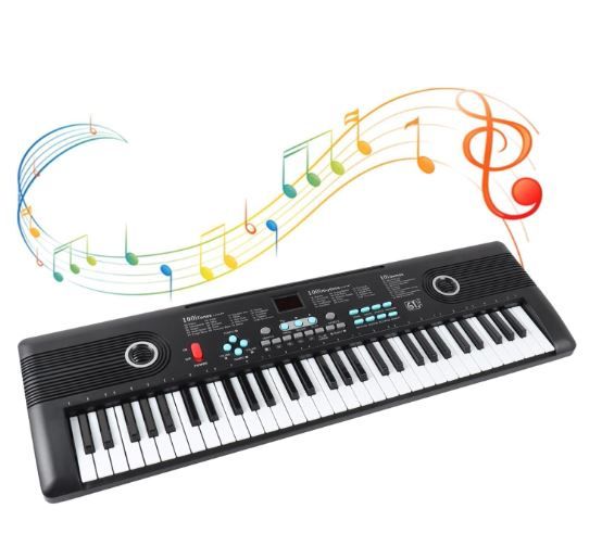 Photo 1 of 61 keys keyboard piano, Electronic Digital Piano , Portable Keyboard Gift Teaching for Beginners, electric piano for kids