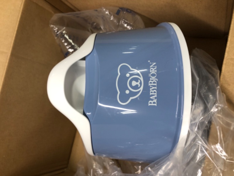 Photo 3 of BabyBjörn Smart Potty, Deep Blue/White