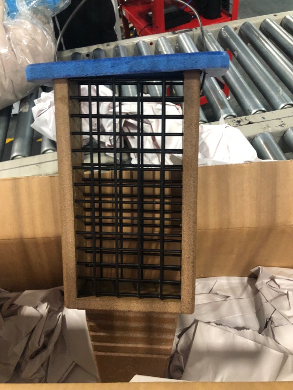 Photo 1 of 
Kingsyard Recycled Plastic Suet Bird Feeder, Tail Prop Suet Feeder for Outside Hanging, Sturdy & Durable, Great for Woodpecker & Clinging Birds, Blue