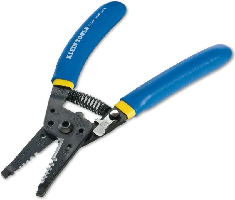 Photo 1 of 
Klein Tools 11055 Wire Cutter and Wire Stripper, Stranded Wire Cutter, Solid Wire Cutter, Cuts Copper Wire