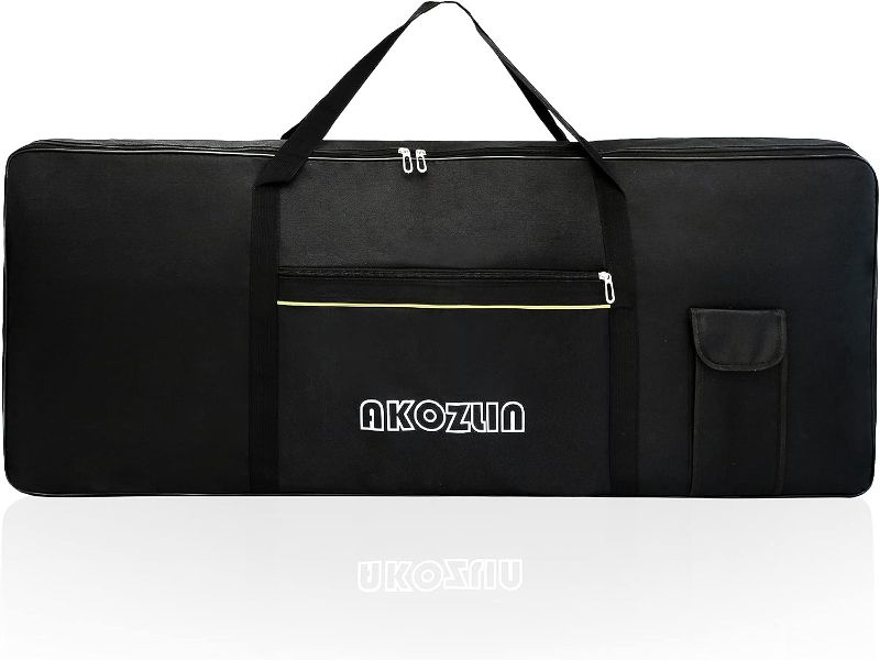 Photo 1 of AKOZLIN 76 Portable Padded Keyboard Case Bag,Update Version Electric Piano Keyboard Gig Bag