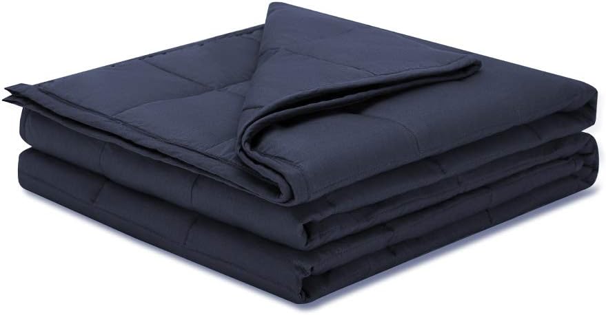 Photo 1 of 
Weighted Idea Weighted Blanket Queen Size 15lbs (60"x80",Dark Grey) All-Season Cooling Breathable Heavy Blanket for Adults with Premium Glass Beads