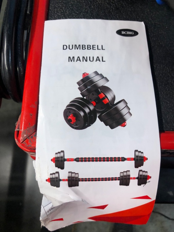 Photo 2 of BCBIG Adjustable-Dumbbells-Sets, 20/30/40/60/80lbs Free Weights-Dumbbells Set of 2 Convertible To Barbell A Pair of Lightweight for Home Gym,Women and Men Equipment