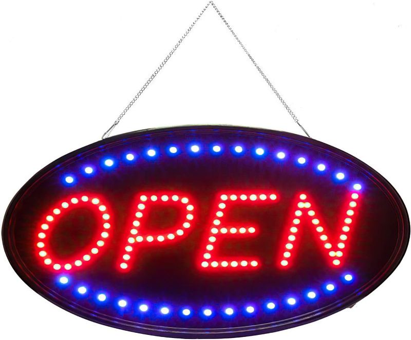 Photo 1 of LED Open Sign,23x14inch (Bigger Size) LED Business Open Sign 